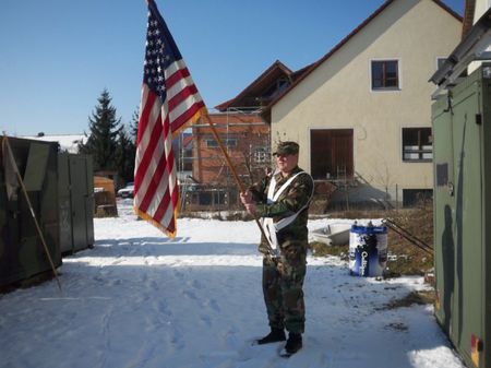 US Parade Fahnentragegeschirr