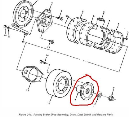 Flansch Transfere Case und Handbremse M900 Serie 5ton Truck