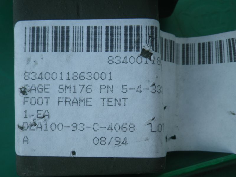 Ersatzfuss Zeltgestänge Temper Tent und Frame Tent US ARMY