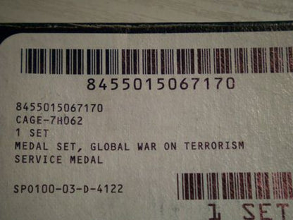 Orden Global War on Terrorism, US Army