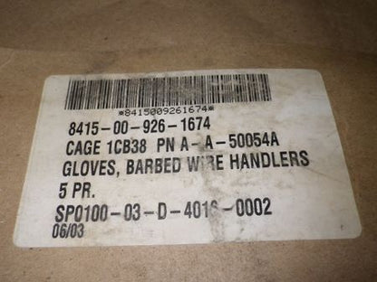 Verlegehandschuhe für Stacheldraht