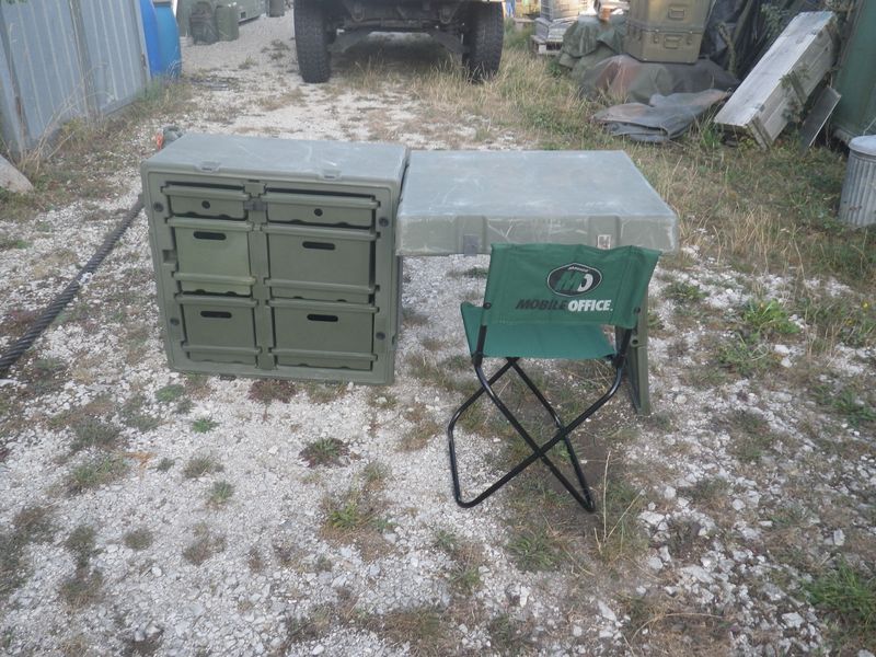 Feldschreibtisch neues Modell US ARMY, Hardigg