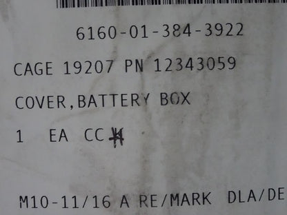 Abdeckung Batteriekasten HMMWV M998