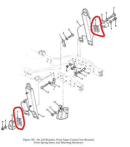 Einstellblech Querlenker oben  (0,060") HMMWV