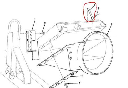 Halter Kühler-Lüftergehäuse M998 HMMWV