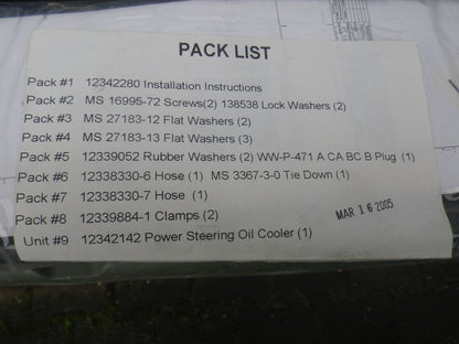 Ölkühlerkit Servolenkung HMMWV