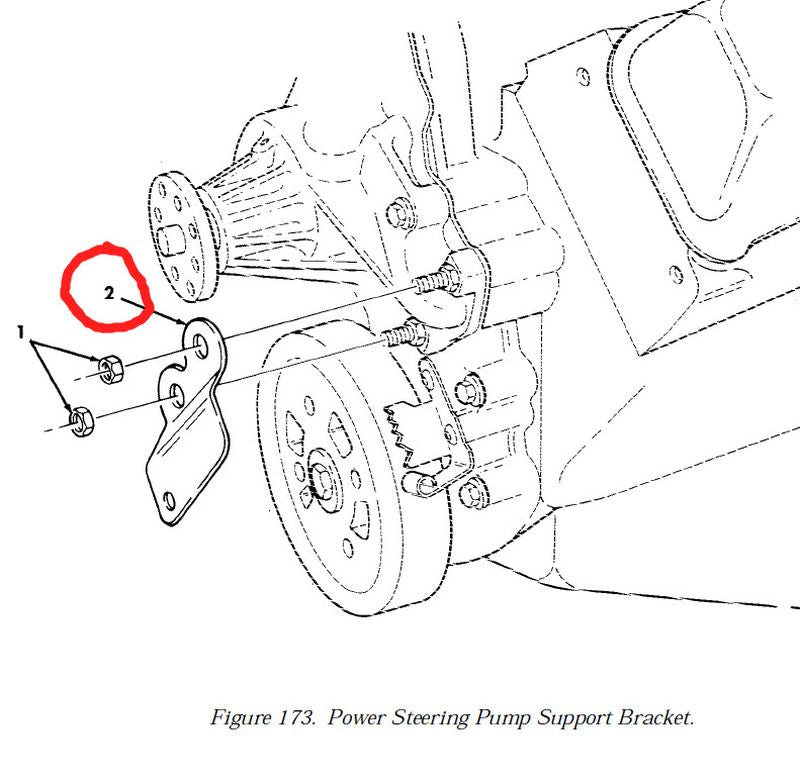 Haltewinkel Servo Pumpe HMMWV