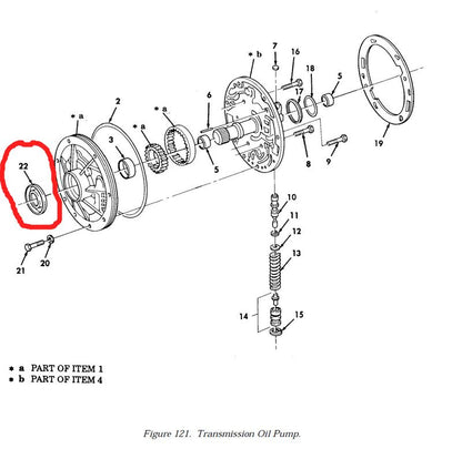 Dichtring Wandler zu Ölpumpe TH400 HMMWV