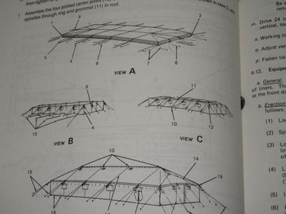Technical Manual TM,  US ARMY Zelt,  GP Small, GP Medium, GP Large