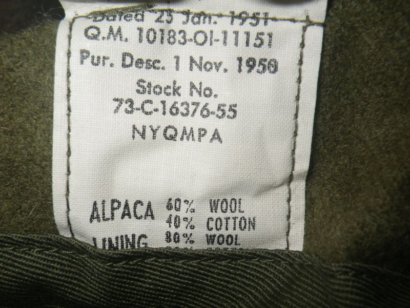 Pile Cap US Army Korea M-1951, Cold War NEU M-Q1