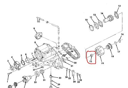 Lager Eingang Verteilergetriebe HMMWV M998