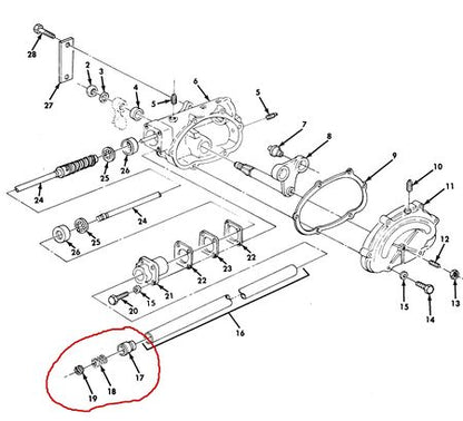 Lager Lenksäule oben, M35, M52, M123  Trucks