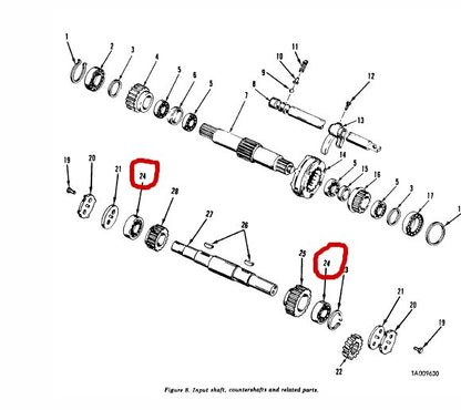 Lagerschale Kegelrollenlager TIMKEN 49522 , M35 Getriebe US ARMY