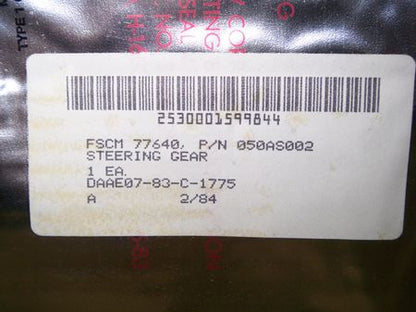Lenkgetriebe M151 A2, Steering gear