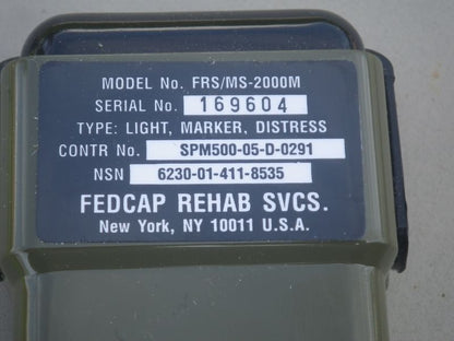 Light Marker Distress MS-2000M, Survival, Strobelight, Beacon US Piloten Notfallausrüstung