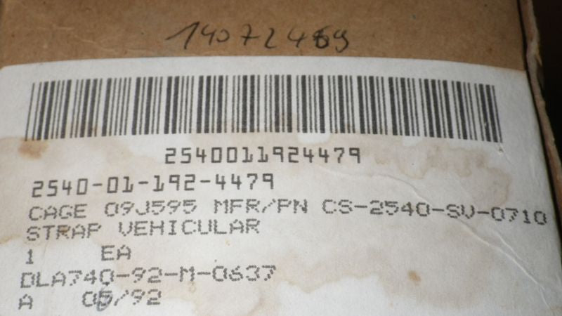 Gurt Verdeckplane Chevy Pickup M1008