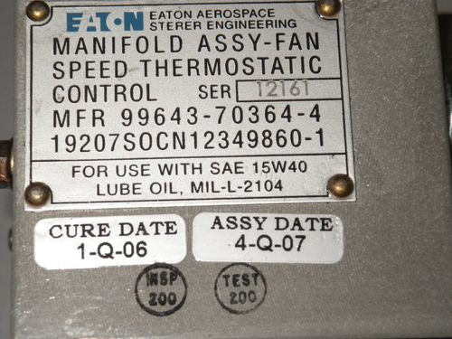 Thermostatschalter Lüfter M113  US ARMY