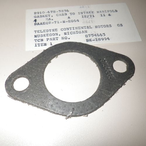 Dichtung Vergaserflansch M151 Ford MUTT