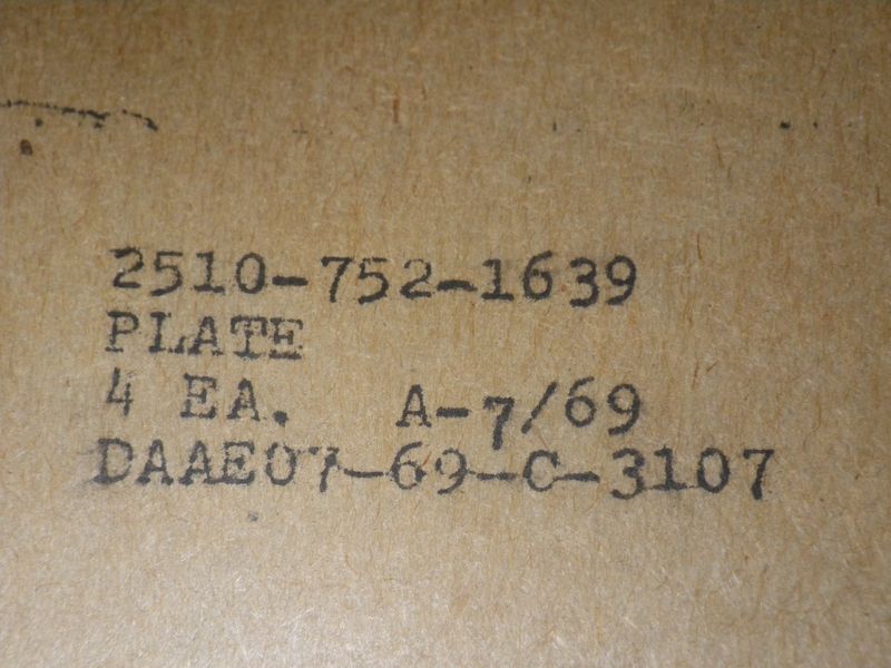 Blattfeder Platte Hinterachse M35A2 Reo