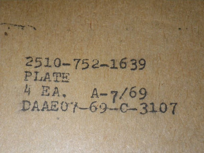 Blattfeder Platte Hinterachse M35A2 Reo