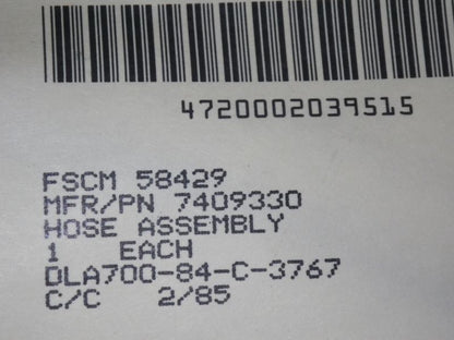 Bremsschlauch Vorderachse Reo M35 2,5ton + M52 + M800 Serie