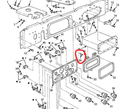 Schraube Armaturenbrett M35, M52, M800 Serie Truck