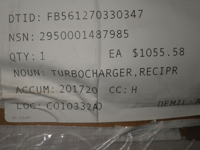 Turbolader REO M35A2  NEU