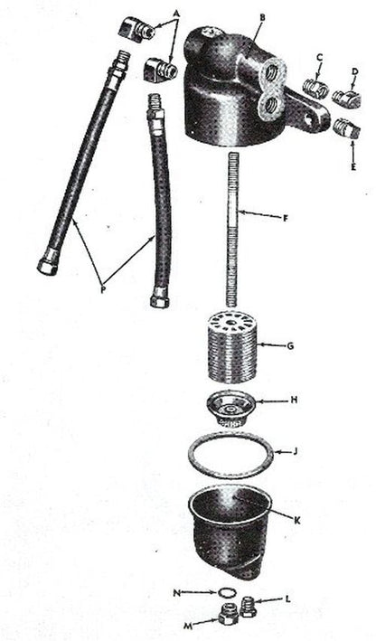 Dichtung Kraftstofffilter DODGE M37 US ARMY