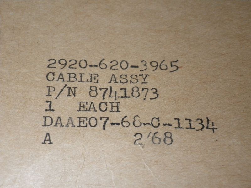 Zündkabel Zylinder No.1,  M37 DODGE + M151