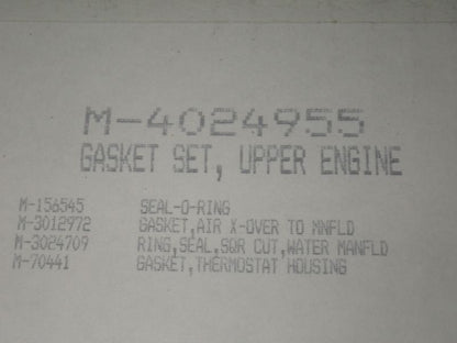 Zylinderkopfdichtsatz Cummins NHC-250 M800, M900A1