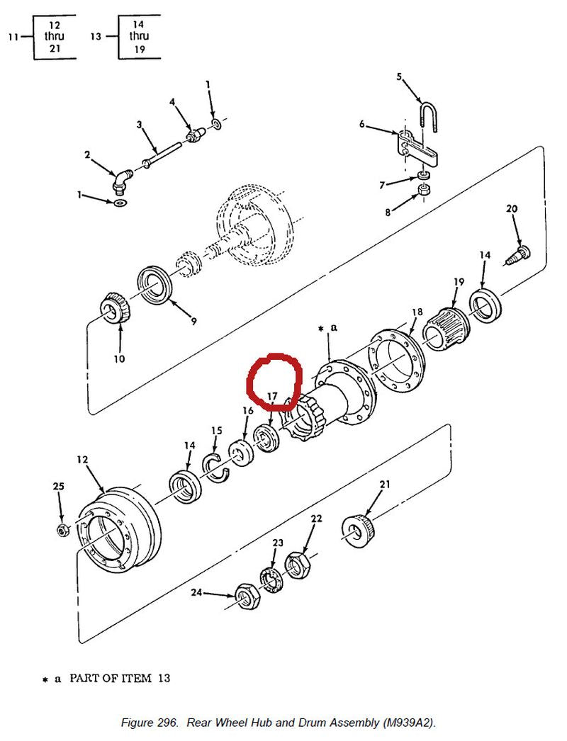 Dichtring oil seal VA + HA M900A2