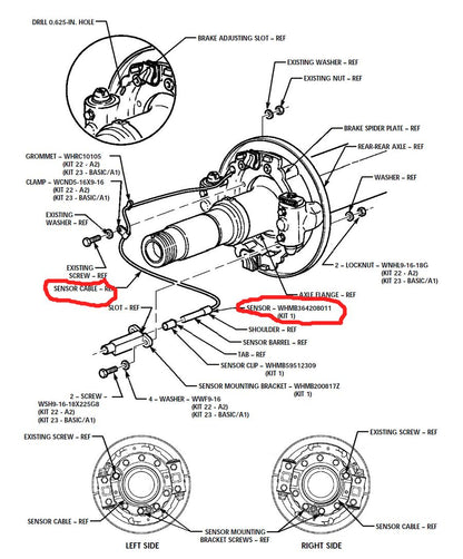 ABS Sensor M939 5ton Truck