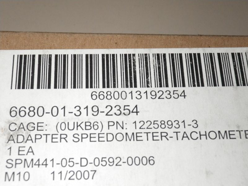 Adapter Tachometer-Getriebe M900 Serie 5 ton Truck US ARMY
