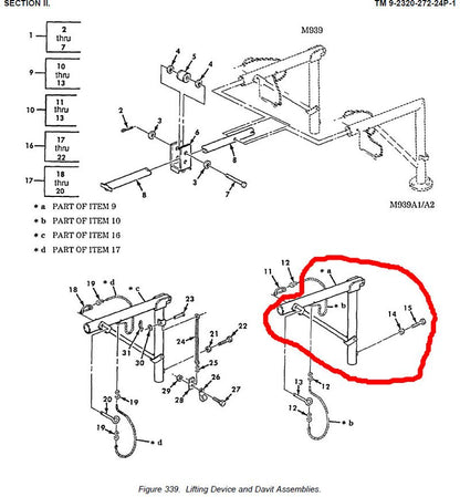 Kranausleger Ersatzrad M900 Basic Modell