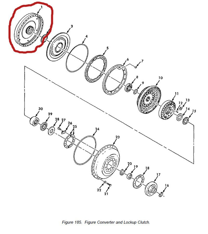 Flywheel Torque Converter M900