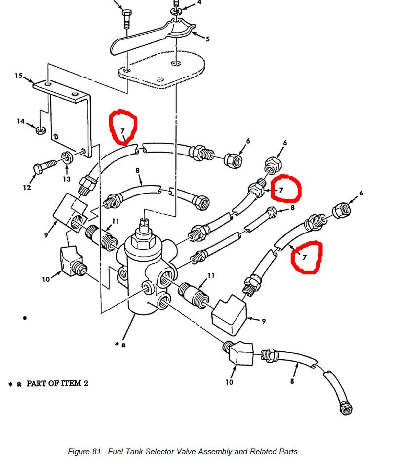 Kraftstoffschlauch Umschaltventil Tank M900, M800