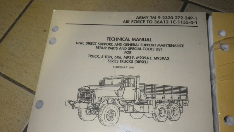 Ersatzteilliste M939 Series 5ton Truck US ARMY