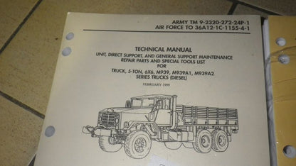 Ersatzteilliste M939 Series 5ton Truck US ARMY