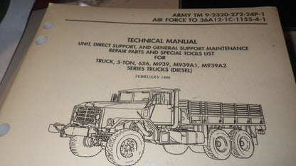 Ersatzteilliste M939 Series 5ton Truck US ARMY