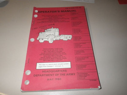 Operators Manual M915, M916, M917, M920