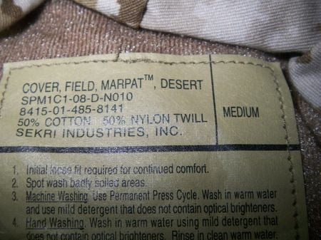 USMC Boonie Hat, MARPAT Desert, Medium