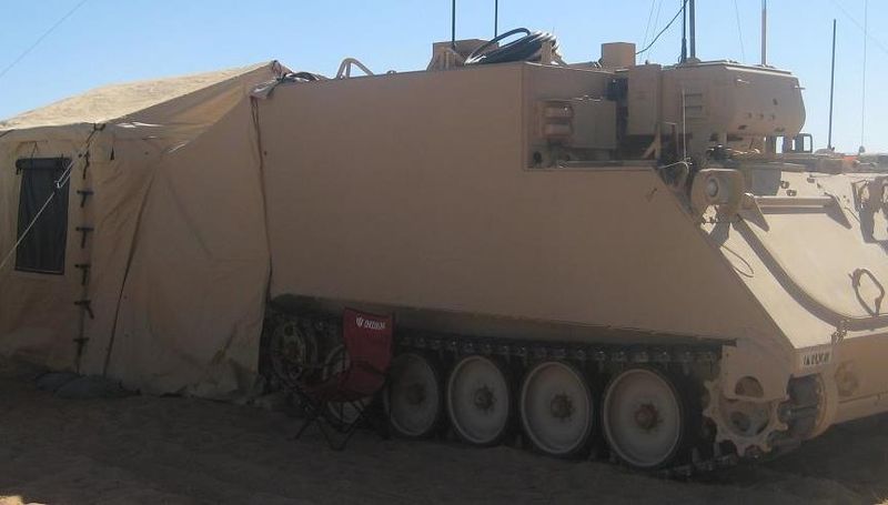 Verbindungteil Modular Command Post Tent MCPTS zu Fahrzeug oder Shelter