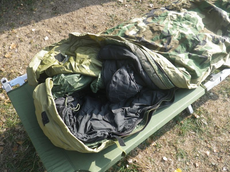 Modular Sleeping Bag System MSS, Goretex, Woodland US ARMY