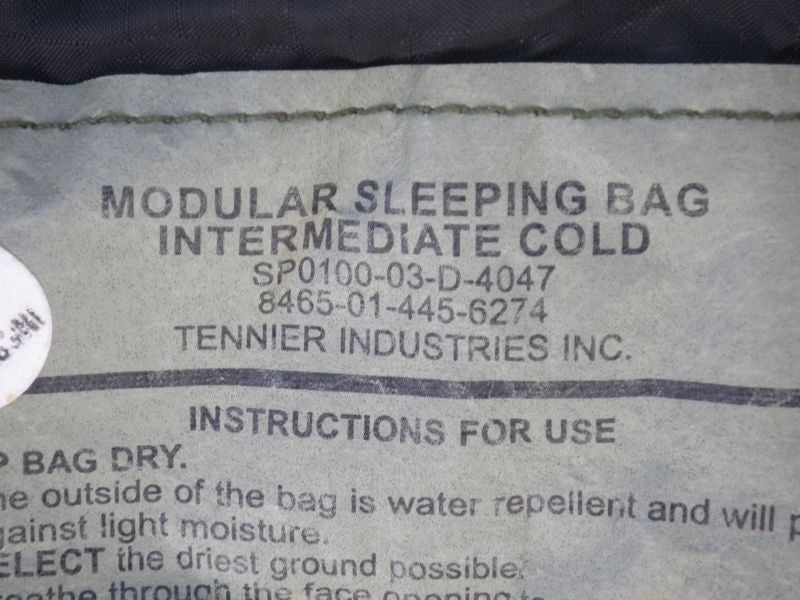 Modular Sleeping Bag System MSS, Goretex, Woodland US ARMY