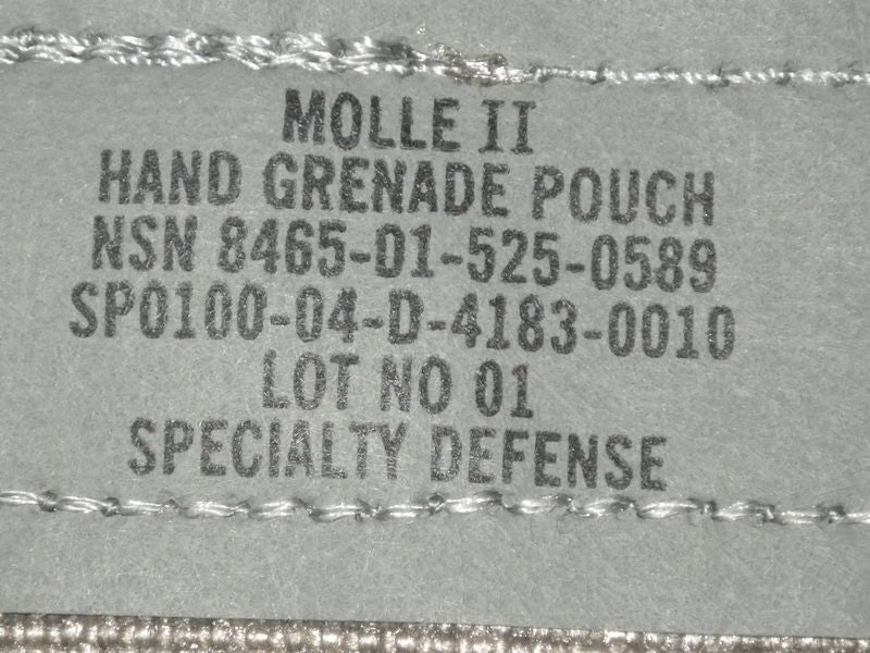 MOLLE II hand grenade pouch ACU  UCP