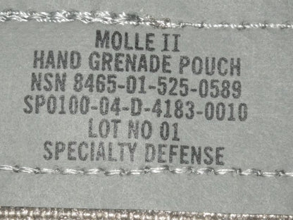MOLLE II hand grenade pouch ACU  UCP