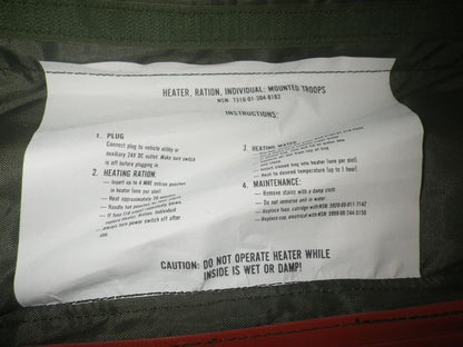 7310-01-304-8182
MRE Heater 24Volt
