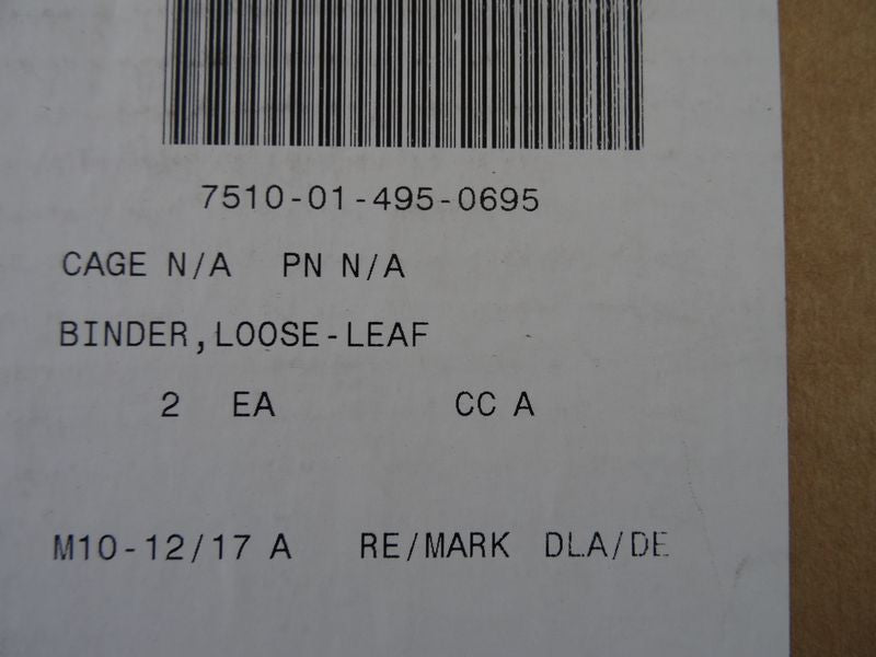 Ringbinder US Format (2 Stück) Dreilochsystem US