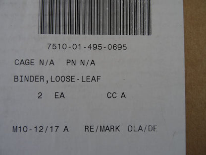 Ringbinder US Format (2 Stück) Dreilochsystem US