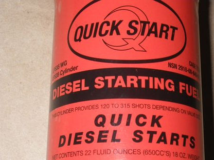 Kaltstartpatrone  M900 Serie 5ton Truck / ether starting Fluid Quick-Start